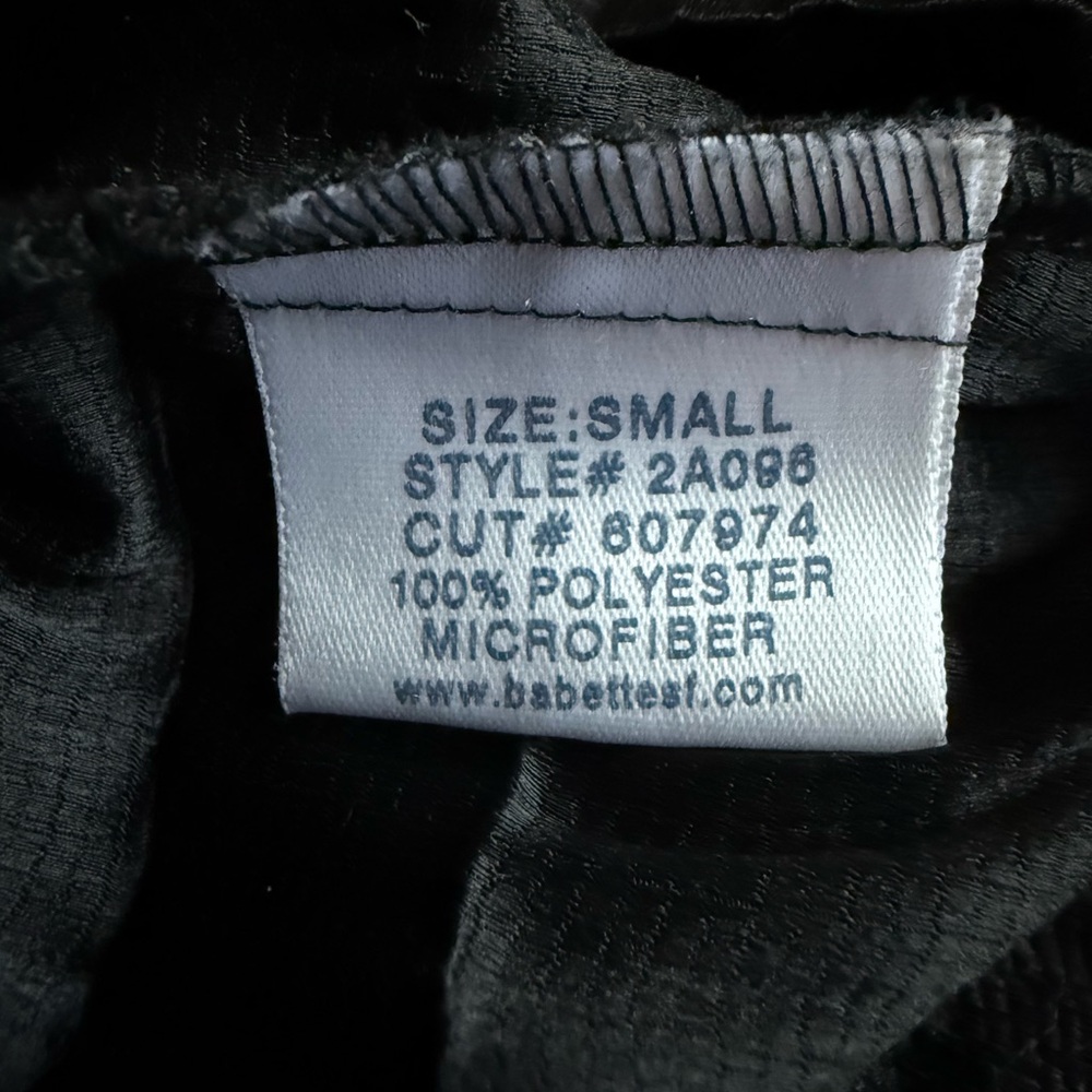 Y2K Babette S.F. Black Bamboo Pleat Column Dress, As-Is - Picture 6 of 8